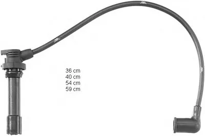 Комплект проводов зажигания BERU купить