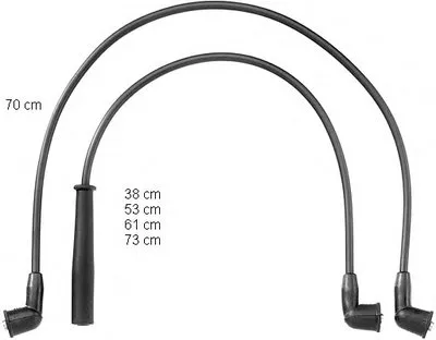 Комплект проводов зажигания BERU купить