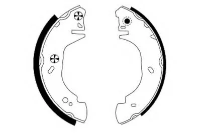 Комплект тормозных колодок Shoe Kit MINTEX купить