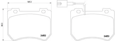 Комплект тормозных колодок, дисковый тормоз HELLA PAGID купить