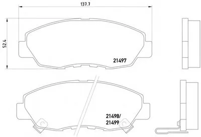 Комплект тормозных колодок, дисковый тормоз HELLA PAGID купить