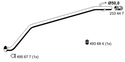 Труба выхлопного газа ERNST купить