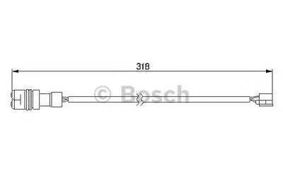 Сигнализатор, износ тормозных колодок BOSCH купить