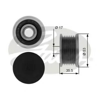 Механизм свободного хода генератора DriveAlign® GATES купить