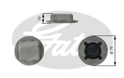 Крышка, резервуар охлаждающей жидкости GATES купить