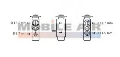 Расширительный клапан, кондиционер VAN WEZEL купить