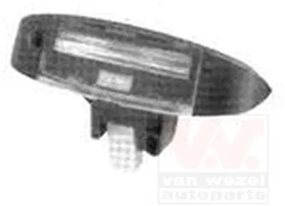 Фонарь освещения номерного знака VAN WEZEL купить