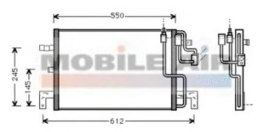 Конденсатор, кондиционер VAN WEZEL купить