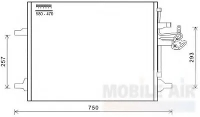 Конденсатор, кондиционер VAN WEZEL купить
