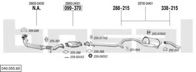 Система выпуска ОГ BOSAL купить