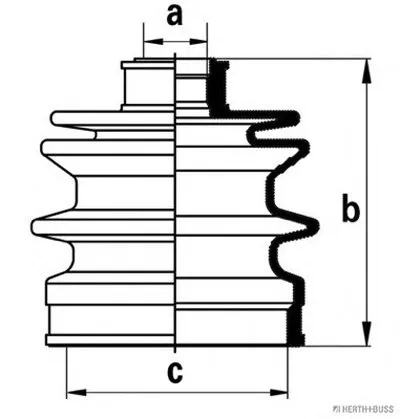 Комплект пылника, приводной вал HERTH+BUSS JAKOPARTS купить