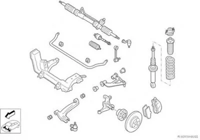 Рулевое управление; Подвеска колеса HERTH+BUSS JAKOPARTS купить