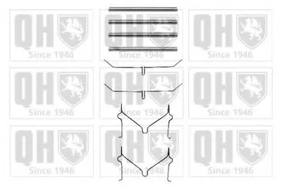 Комплектующие, колодки дискового тормоза QUINTON HAZELL купить