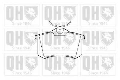 Комплект тормозных колодок, дисковый тормоз QUINTON HAZELL купить