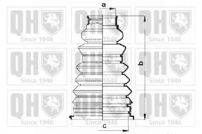 Комплект пылника, приводной вал QUINTON HAZELL купить