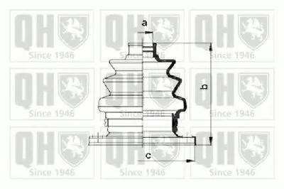 Комплект пылника, приводной вал QUINTON HAZELL купить
