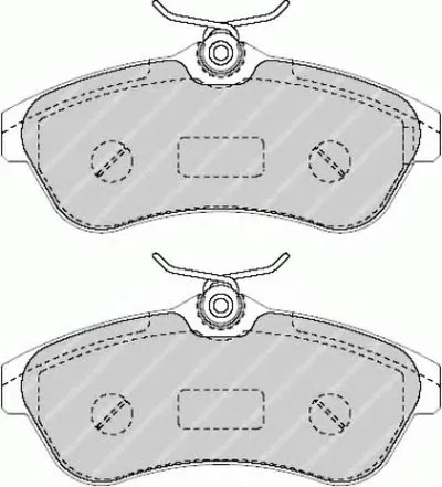 Комплект тормозных колодок, дисковый тормоз PREMIER FERODO купить