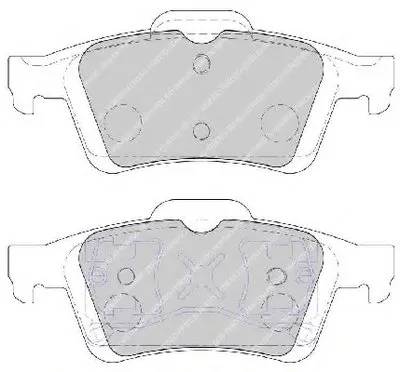 Комплект тормозных колодок, дисковый тормоз PREMIER FERODO купить