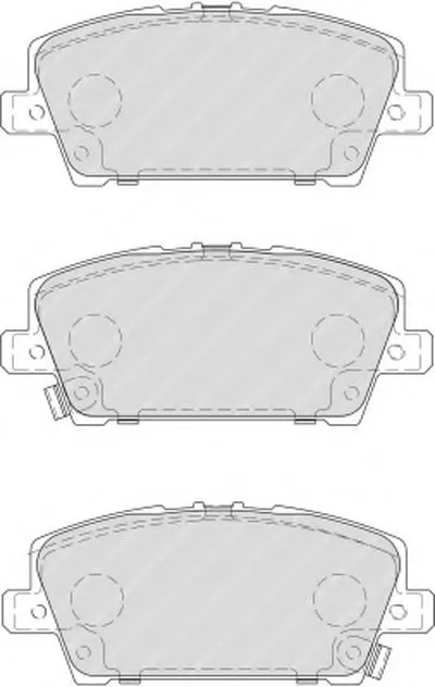 Комплект тормозных колодок, дисковый тормоз PREMIER FERODO купить