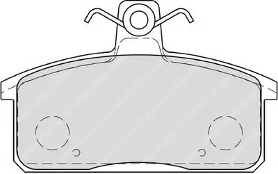 Комплект тормозных колодок, дисковый тормоз PREMIER FERODO купить
