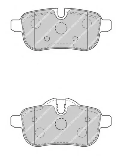 Комплект тормозных колодок, дисковый тормоз PREMIER FERODO купить