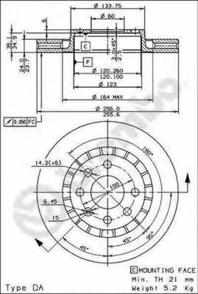 Тормозной диск AP купить