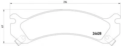 Комплект тормозных колодок, дисковый тормоз MINTEX купить