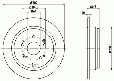Тормозной диск MINTEX купить