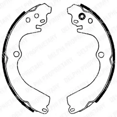 Комплект тормозных колодок DELPHI купить