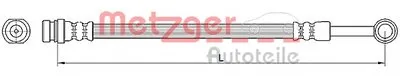 Тормозной шланг METZGER купить