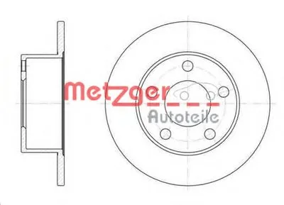 Тормозной диск REMSA METZGER купить