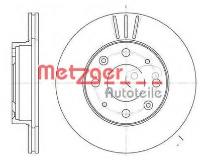 Тормозной диск REMSA METZGER купить
