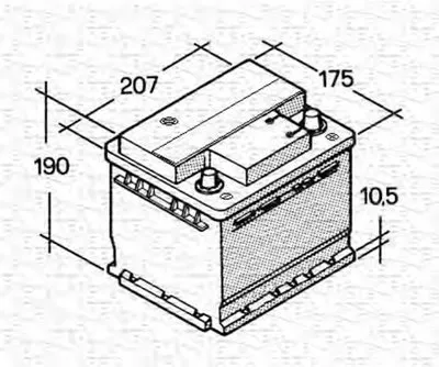 Стартерная аккумуляторная батарея; Стартерная аккумуляторная батарея для ETS MAGNETI MARELLI купить