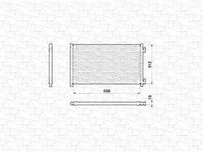 Конденсатор, кондиционер MAGNETI MARELLI купить