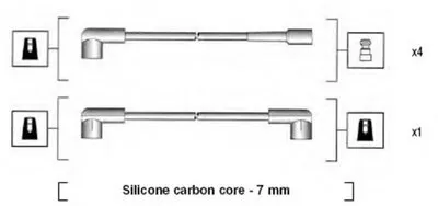 Комплект проводов зажигания MAGNETI MARELLI купить