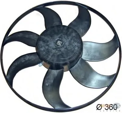 Вентилятор, охлаждение двигателя BEHR HELLA SERVICE купить