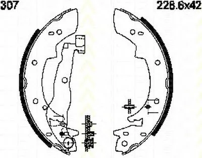 Комплект тормозных колодок TRISCAN купить