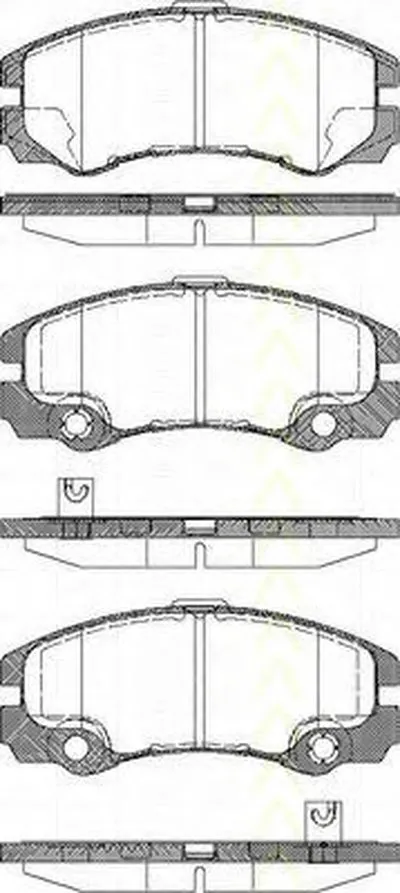 Комплект тормозных колодок, дисковый тормоз TRISCAN купить
