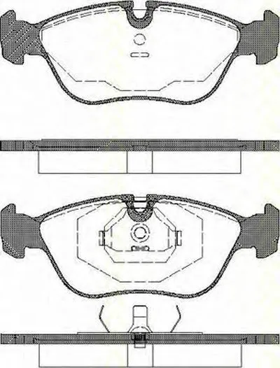 Комплект тормозных колодок, дисковый тормоз TRISCAN купить