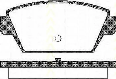 Комплект тормозных колодок, дисковый тормоз TRISCAN купить