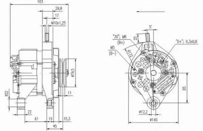 Генератор Brand New DELCO REMY (Heavy Duty) DELCO REMY купить