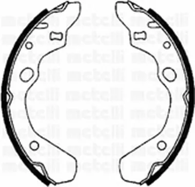 Комплект тормозных колодок METELLI купить