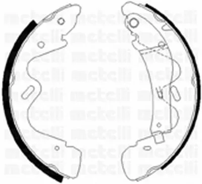 Комплект тормозных колодок METELLI купить