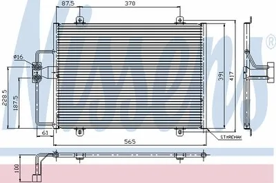 Конденсатор, кондиционер NISSENS купить