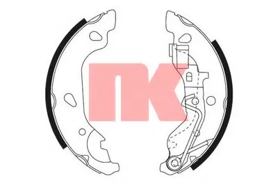 Комплект тормозных колодок NK купить