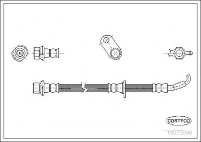 Тормозной шланг CORTECO купить