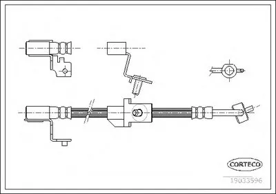 Тормозной шланг CORTECO купить
