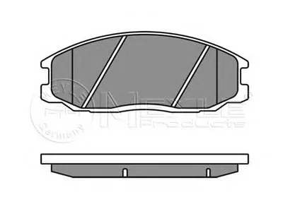 Комплект тормозных колодок, дисковый тормоз MEYLE купить