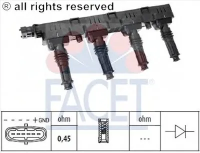 Катушка зажигания FACET купить