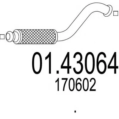 Труба выхлопного газа MTS купить